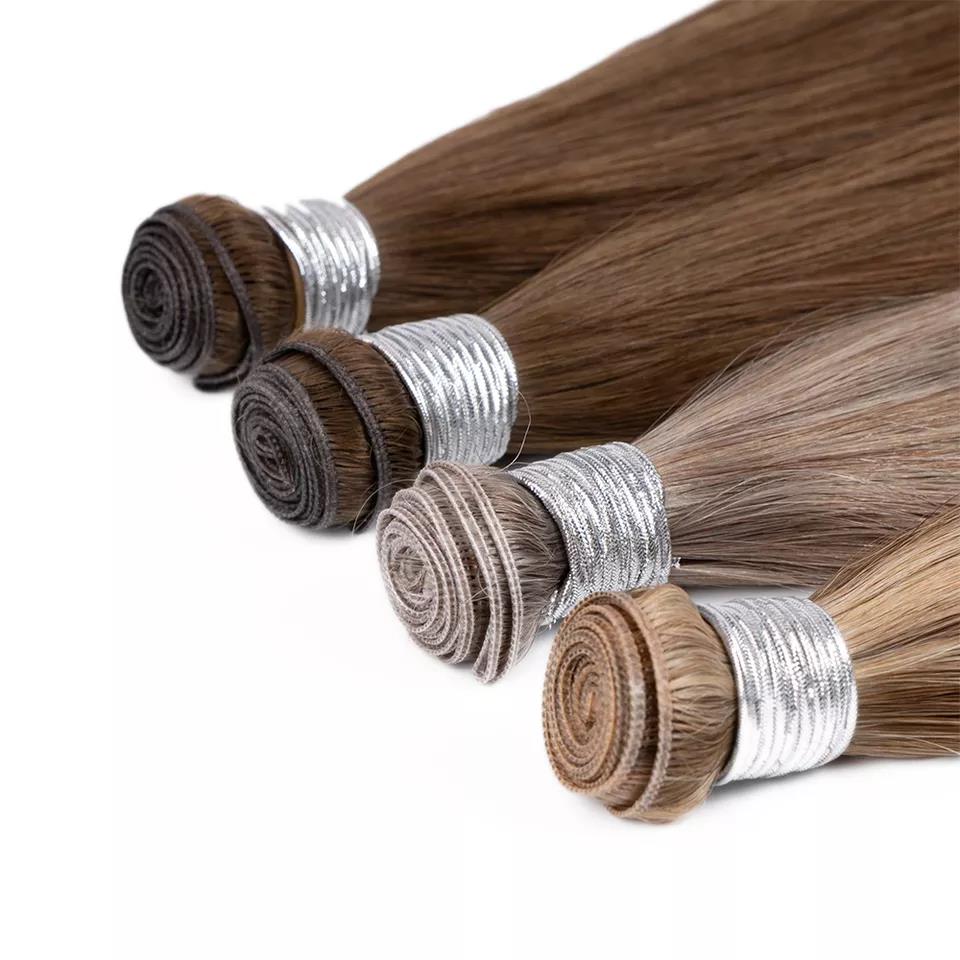 Brazilian Cuticle Aligned Genius Weft Hair Extensions Vendor Virgin Remy Hair Genius Weft Hair Extension